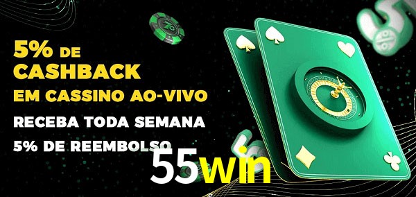 Promoções do cassino ao Vivo 55win